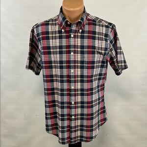Brooks Brothers short sleeve button down collar shirt.  M
